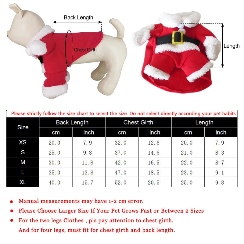 Santa Pet Costume