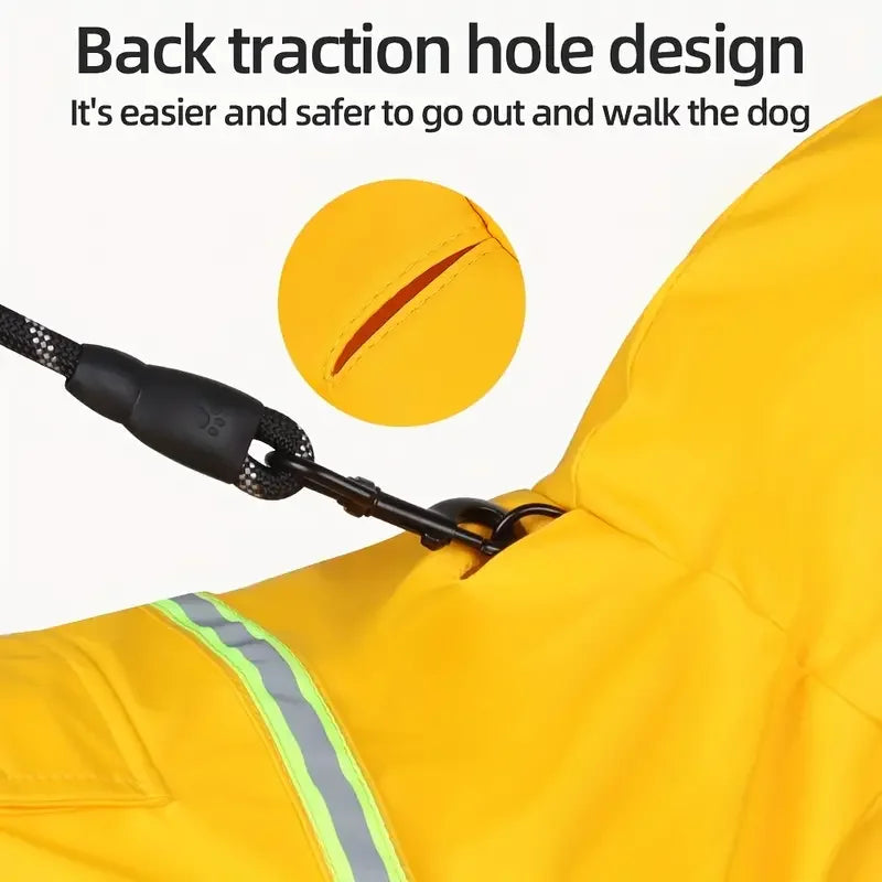 Pet Hooded Raincoat