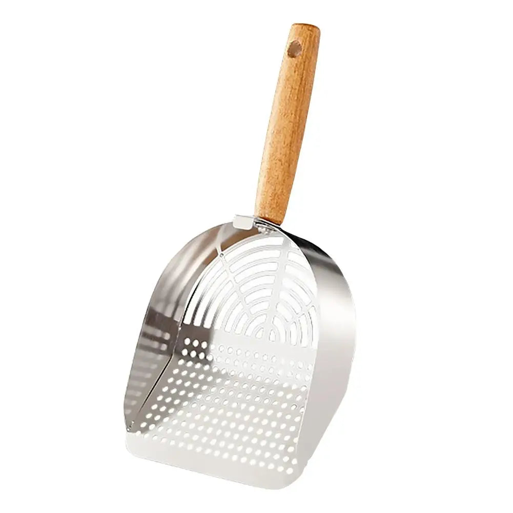Stainless Steel Cat Litter Scoop with Long Handle