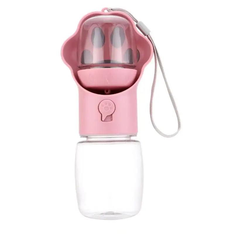 2-in-1 Pet Water Bottle & Food Dispenser