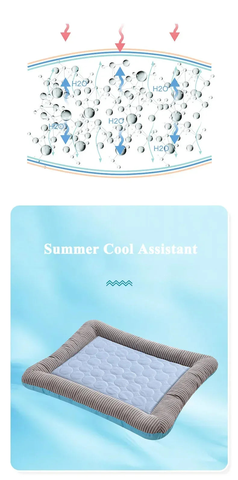 Breathable Cooling Mat for Dogs & Cats