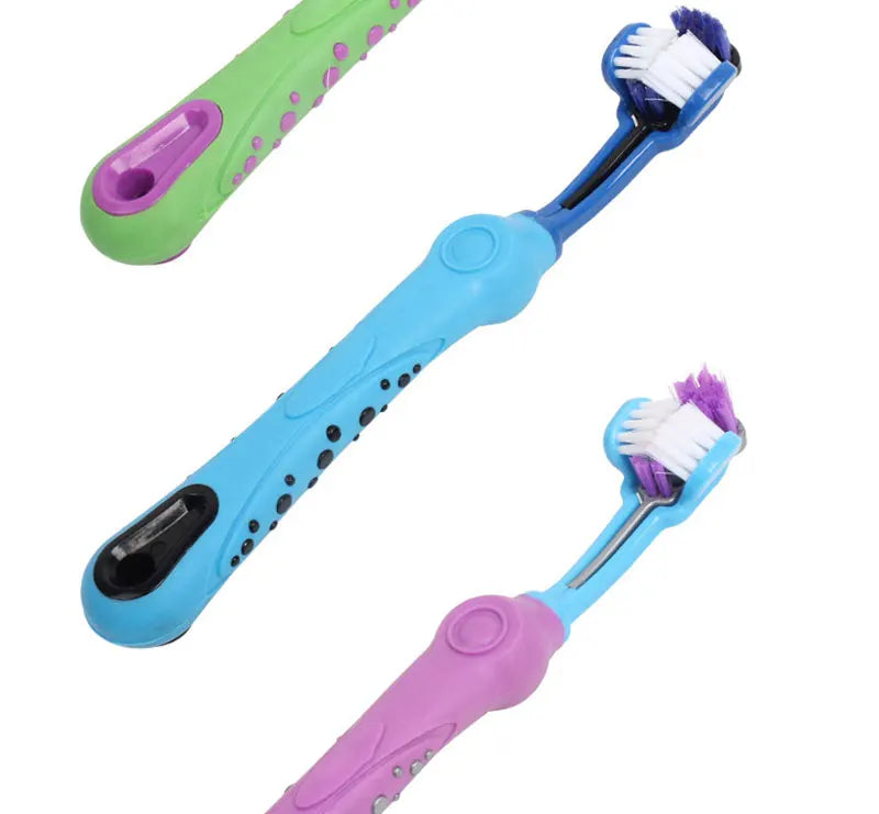 3-Sided Pet Toothbrush