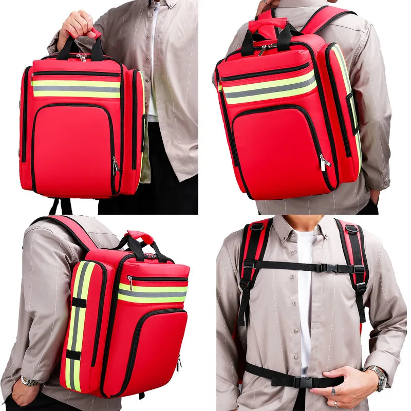 Large Capacity Emergency First Aid Backpack