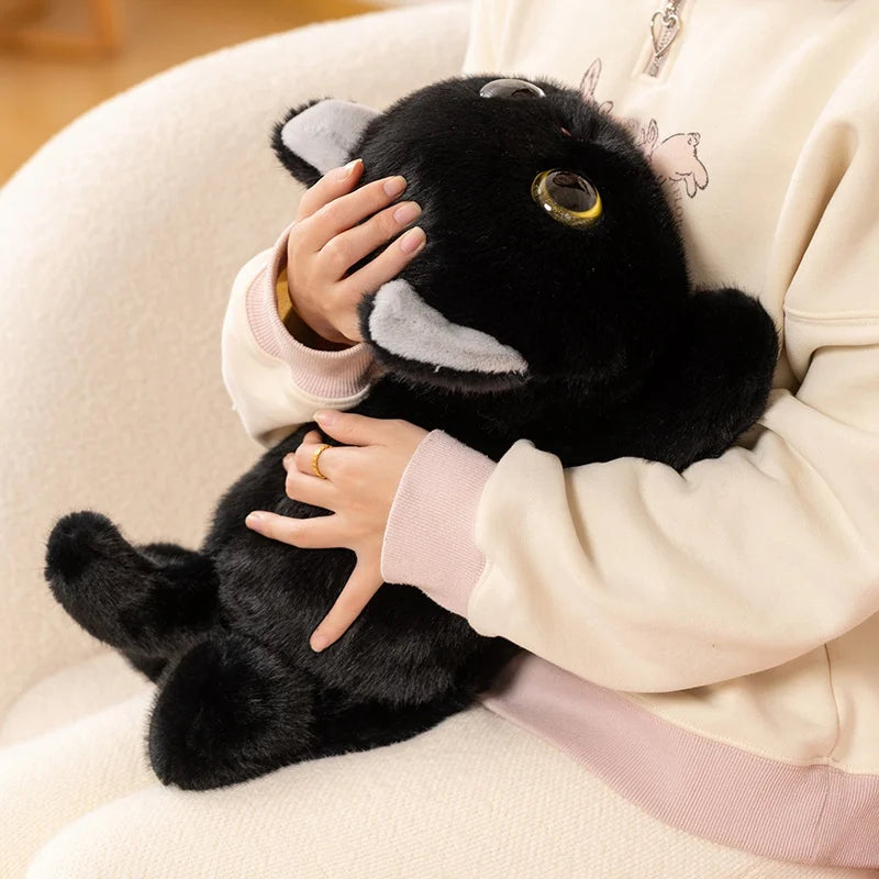 Big Eyes Plush Cat Pillow Toy