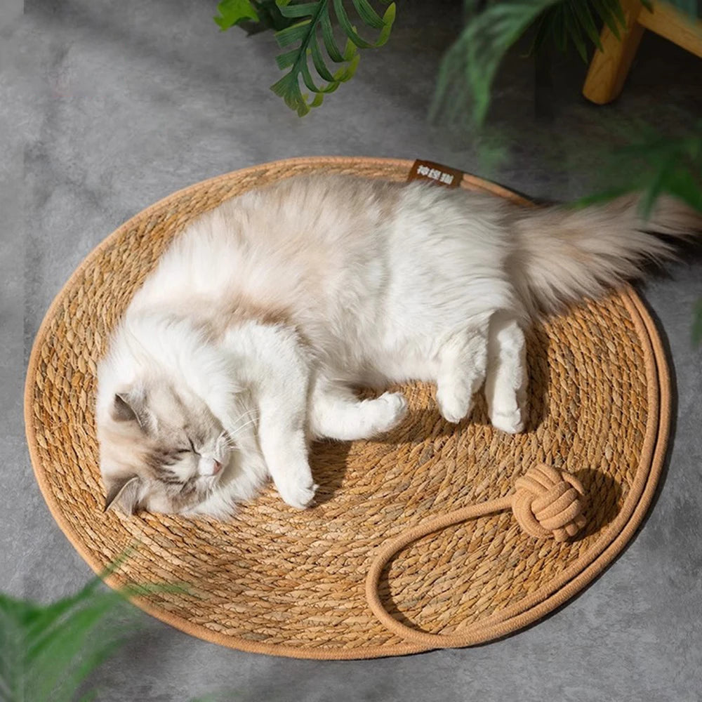 Rattan Cat Scratching Mat & Furniture Protector