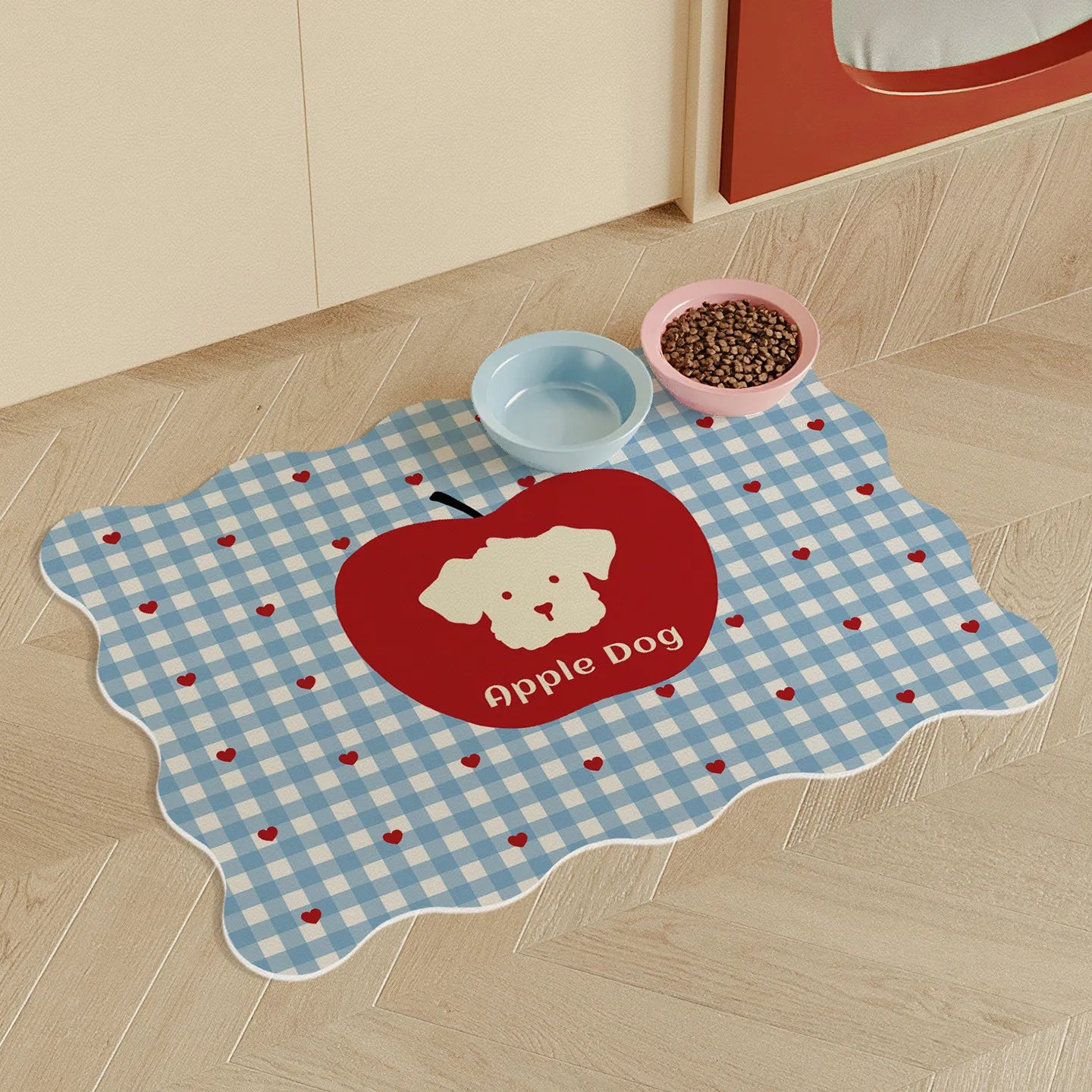 Cute Waterproof Non-Slip Pet Feeding Mat