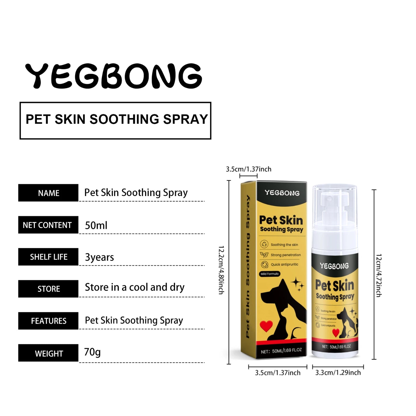 Pet Skin Soothing & Anti-Itch Spray