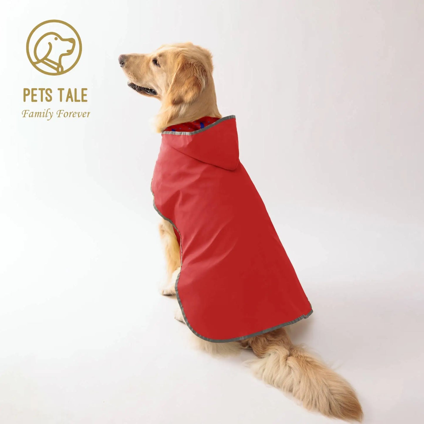 Double-Layer Reversible Dog Raincoat