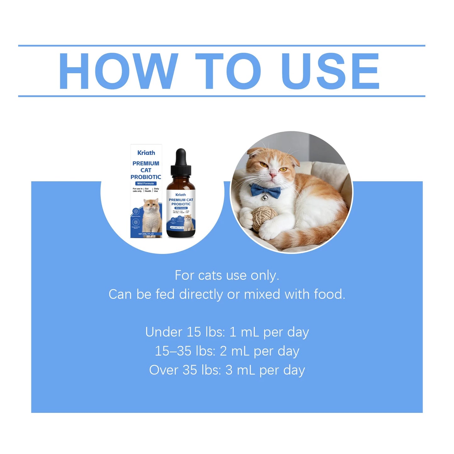 Cat Probiotic Digestive Drops