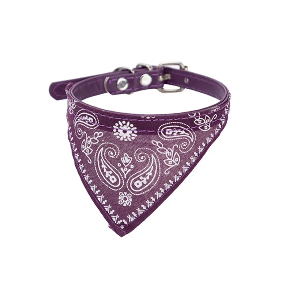 Printed Pet Bandana Collar