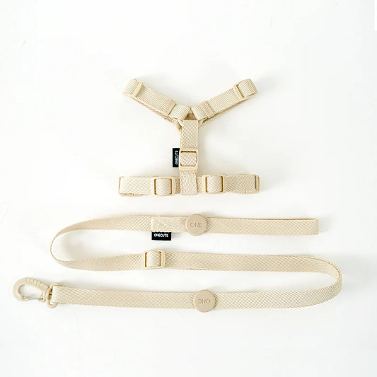 Reflective Adjustable Dog Harness, Collar & Leash Set