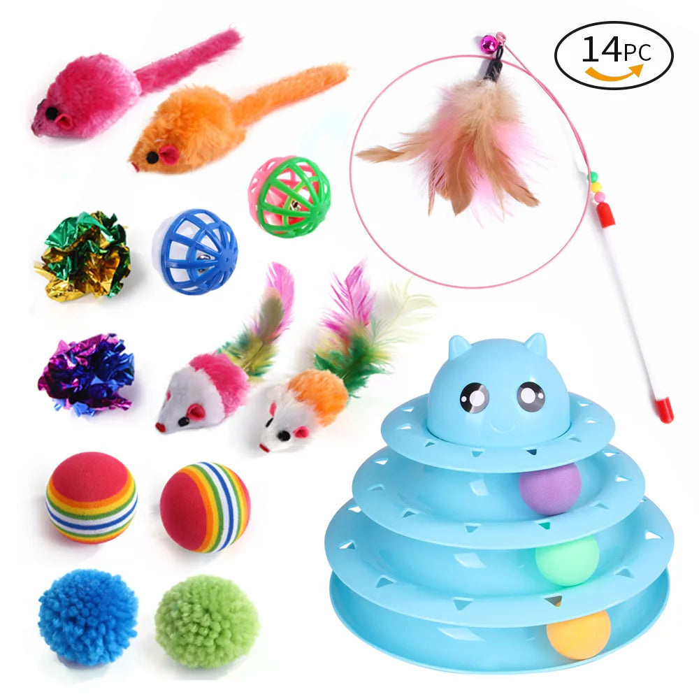 20-Piece Interactive Cat Toy Variety Set