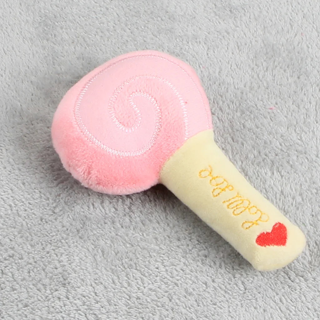Plush Squeaky Bone Dog Toy