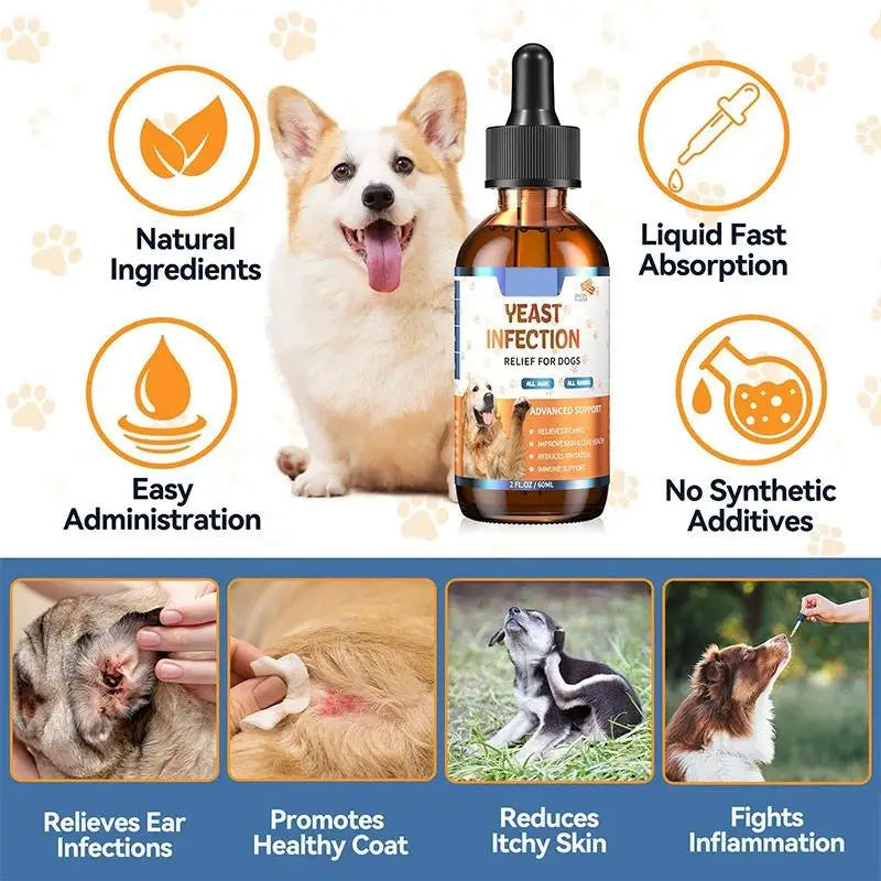 Pet Skin & Coat Care Drops (60ml)