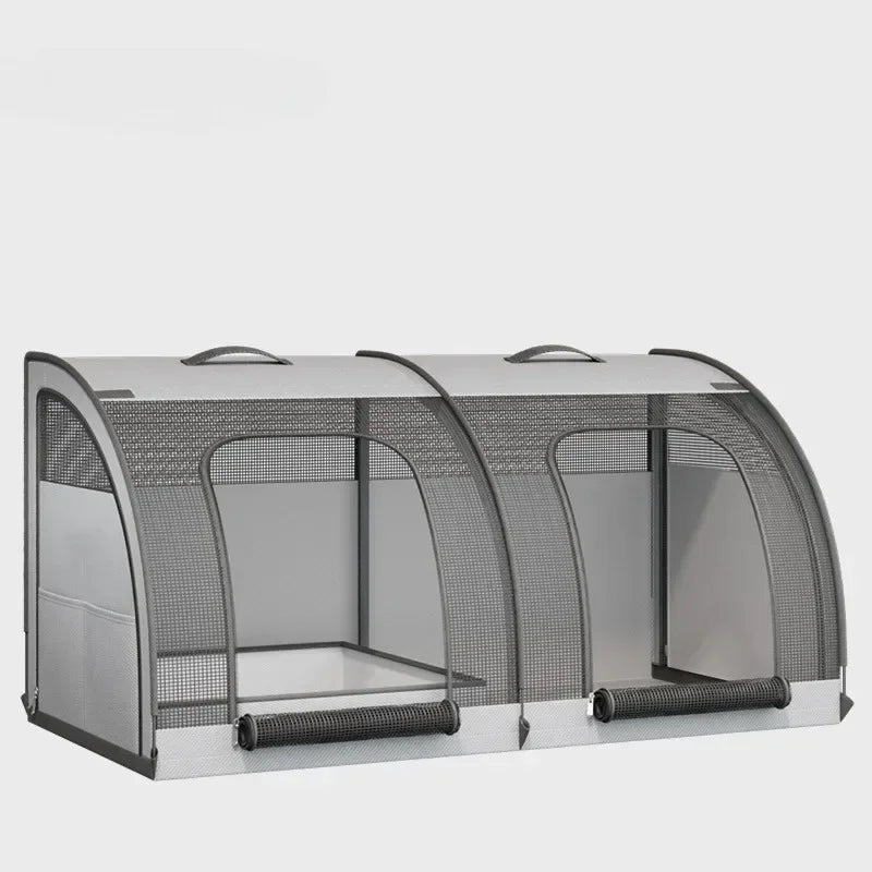 2-Pet Car Seat Travel Carrier Bed