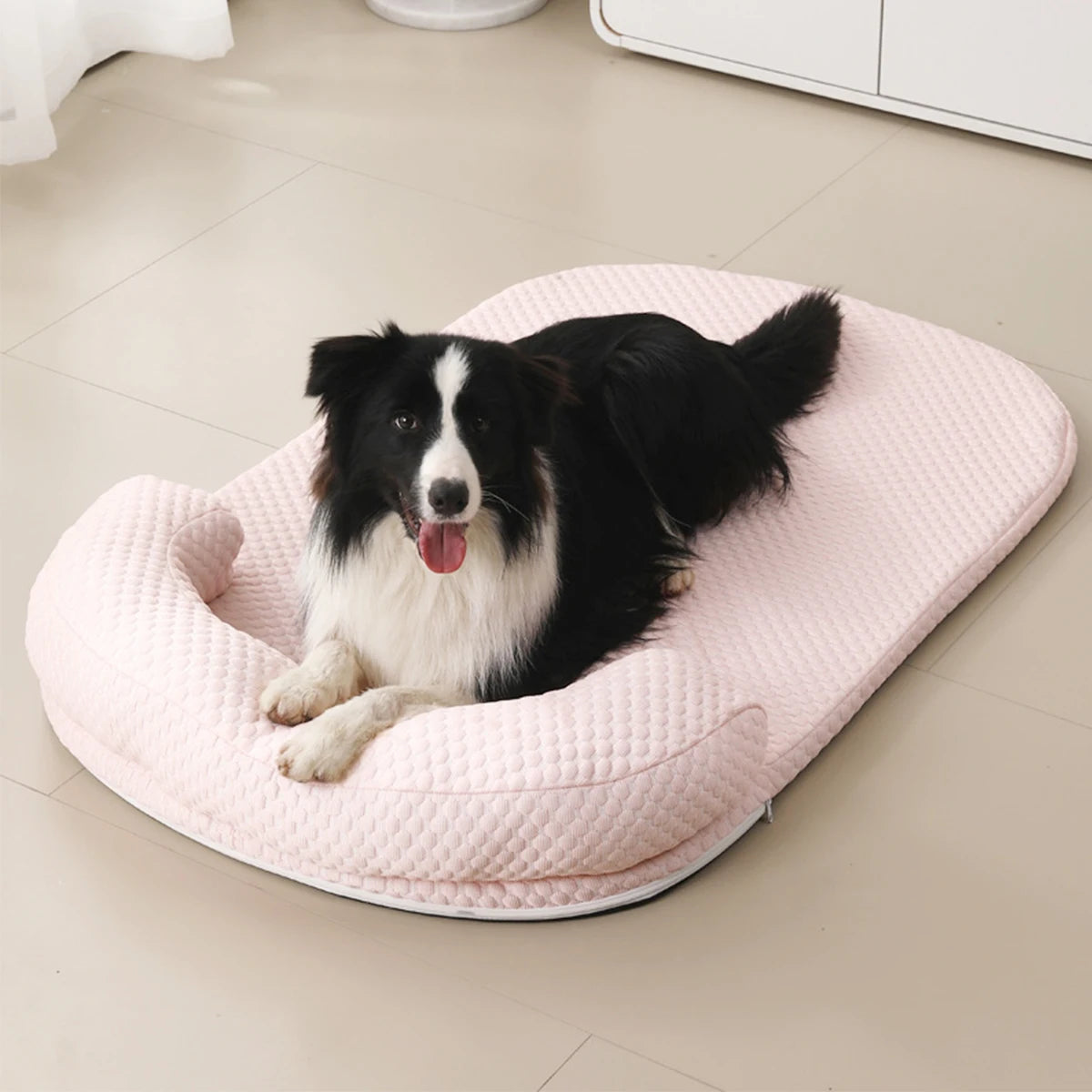 Breathable Cooling Dog Bed with Pillow