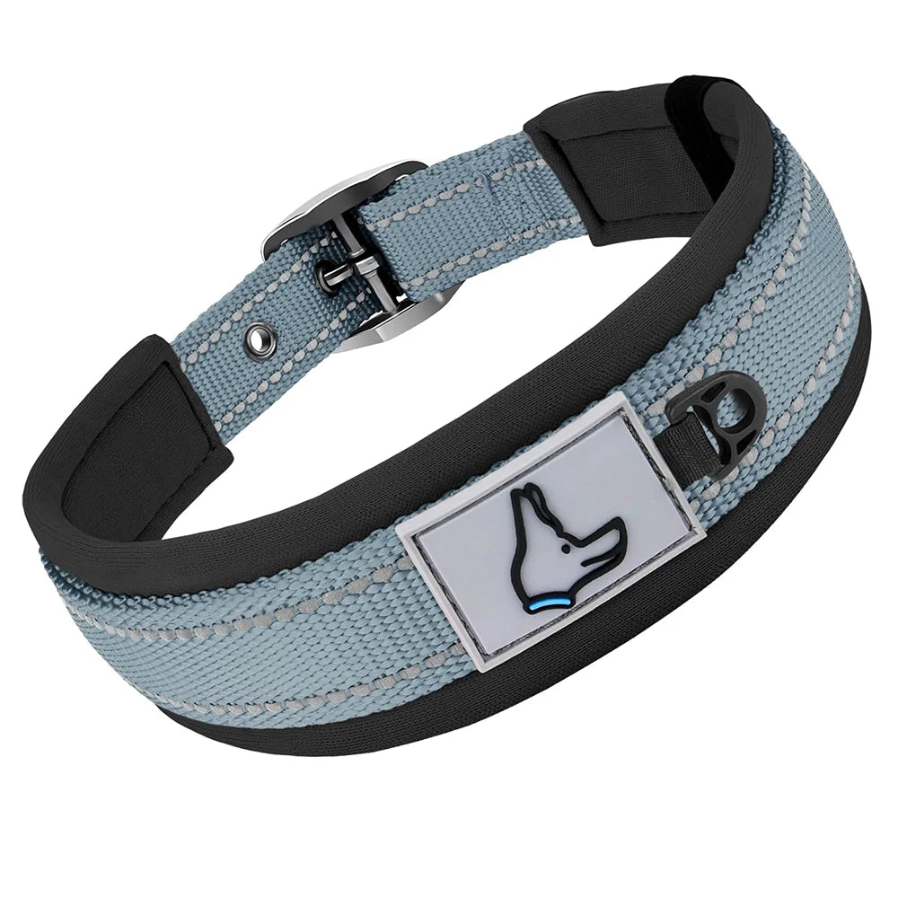 Reflective Padded Heavy-Duty Dog Collar