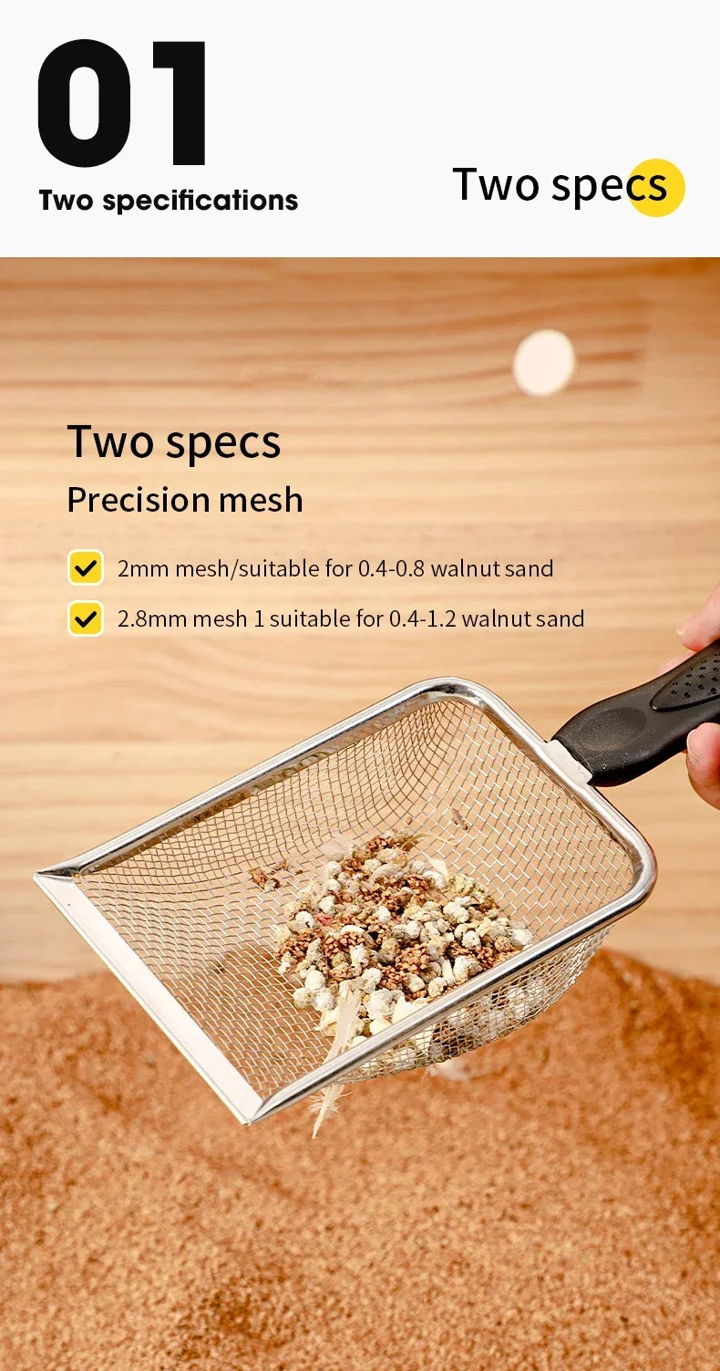 Stainless Steel Cat Litter Scoop