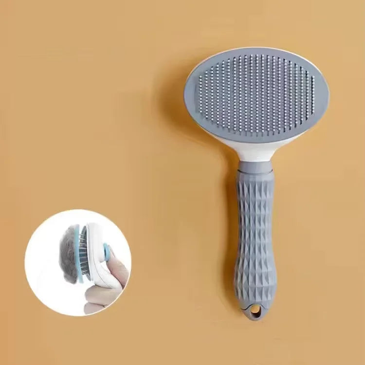 Stainless Steel Pet Grooming & Deshedding Brush