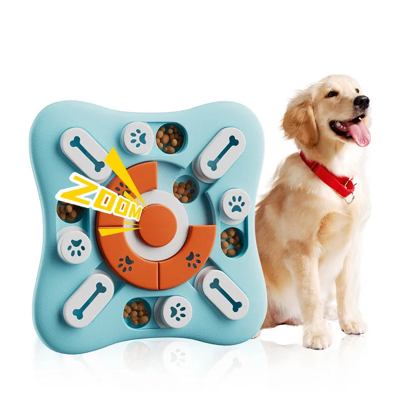 Interactive Slow Feeder Puzzle Dog Bowl