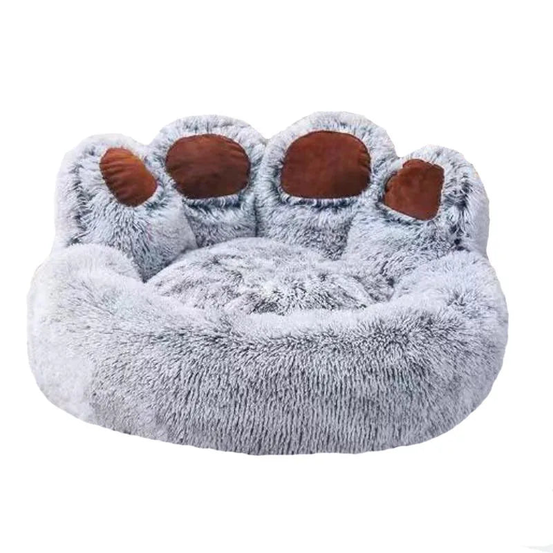 Fluffy Plush Dog & Cat Bed
