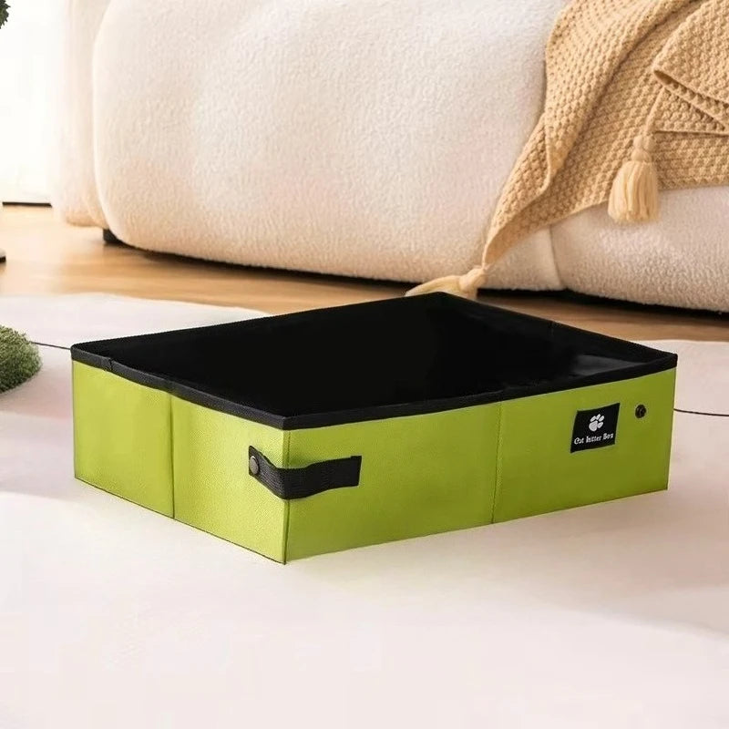 Portable Foldable Travel Cat Litter Box