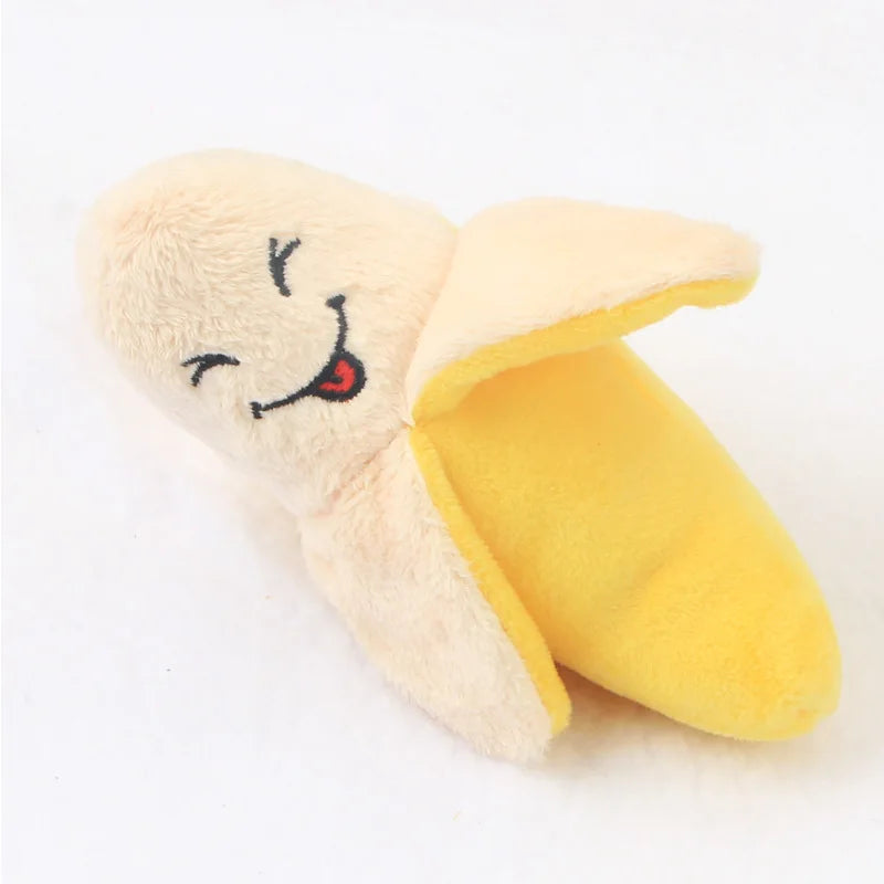 Plush Squeaky Bone Dog Toy