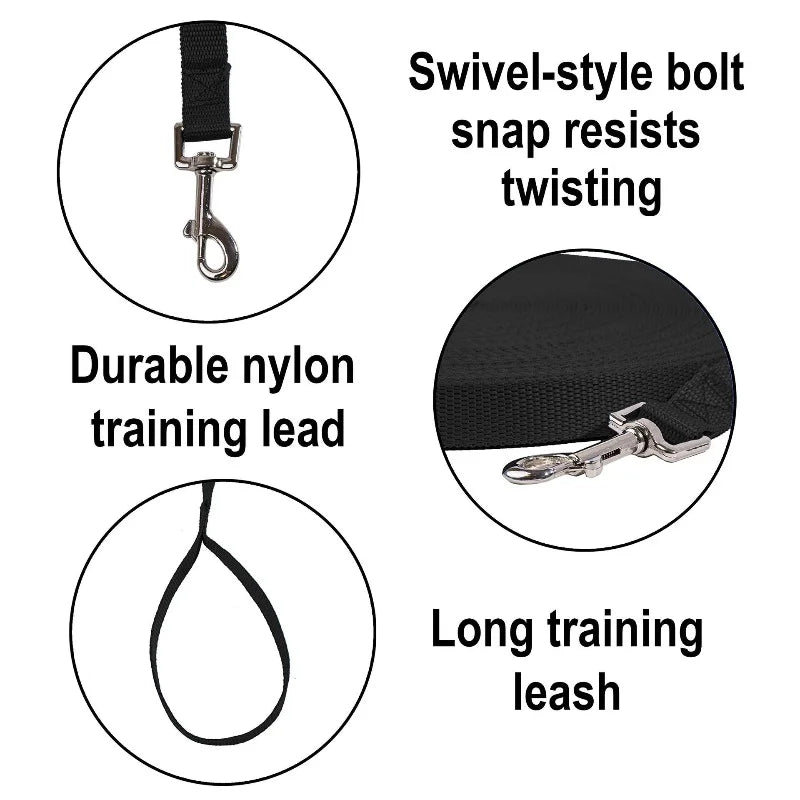 Nylon Long Dog Training & Walking Leash