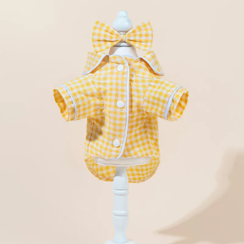 Plaid Pet Pajamas