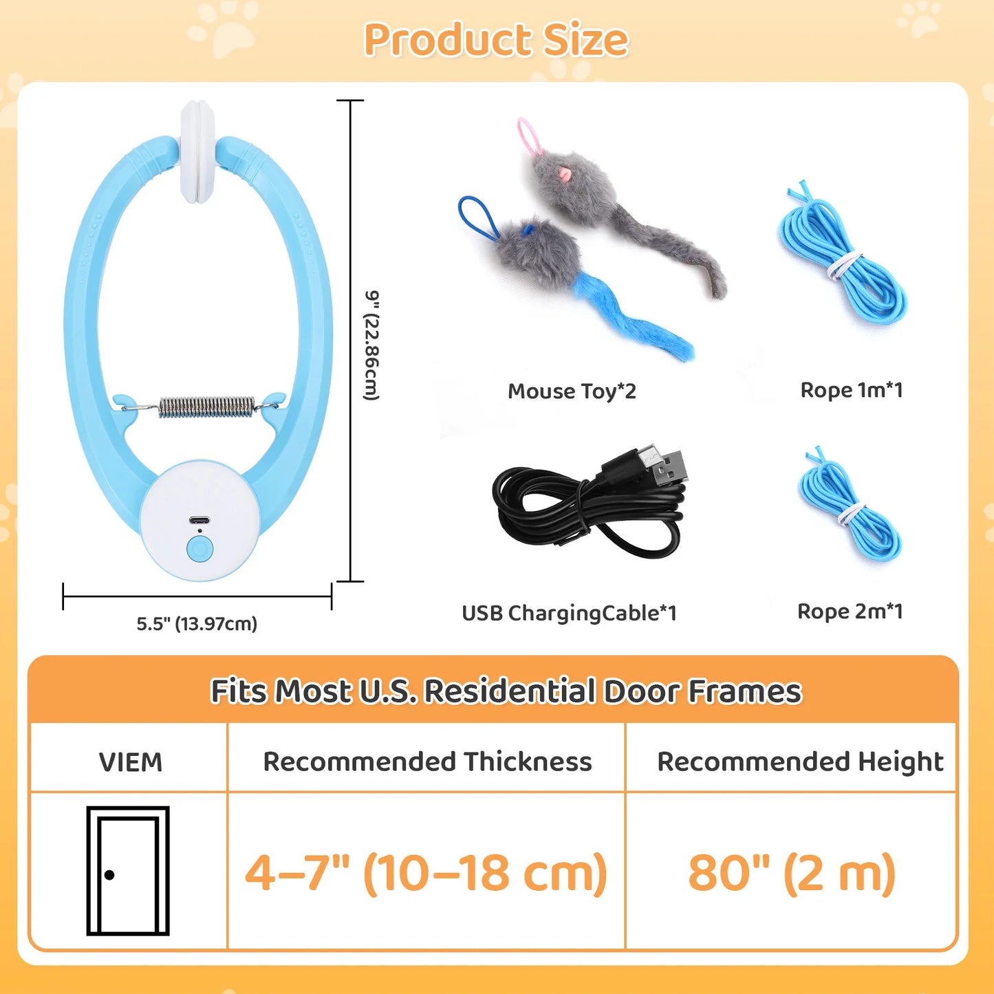USB Rechargeable Automatic Butterfly Cat Toy