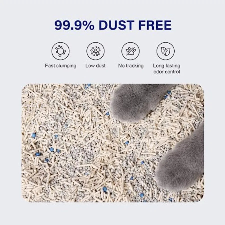 Petrichor Mix Tofu Cat Litter – Low Dust & Quick Clumping