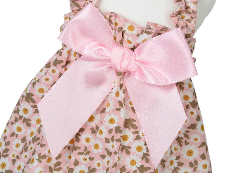 Pink Floral Pet Dress