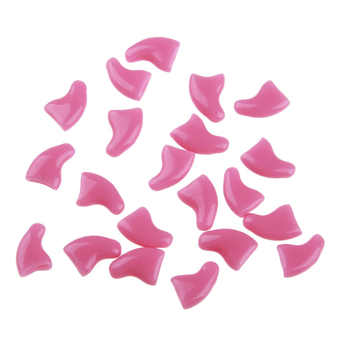 Soft Silicone Cat Nail Caps (20 pcs)