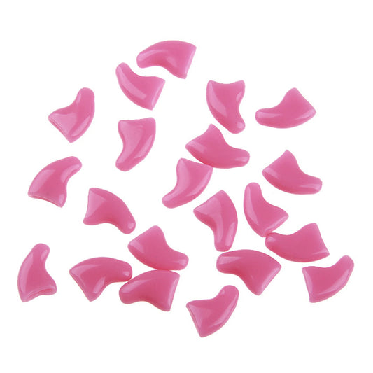 Soft Silicone Cat Nail Caps (20 pcs)