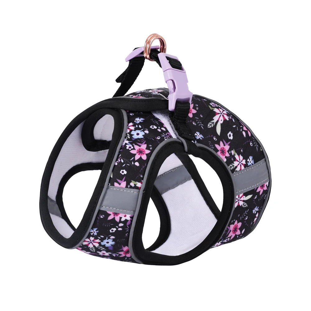 Soft Adjustable Dog Harness & Leash Set
