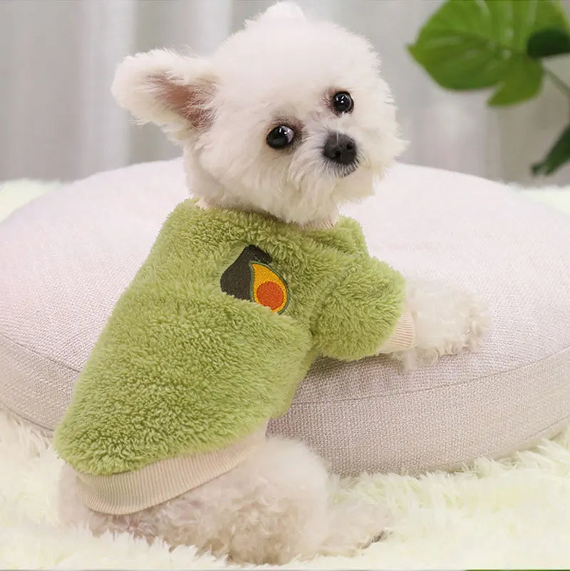 Fruit Print Pet Hoodie
