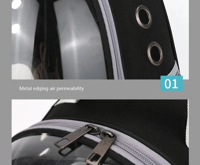 Transparent Space Capsule Pet Carrier Backpack