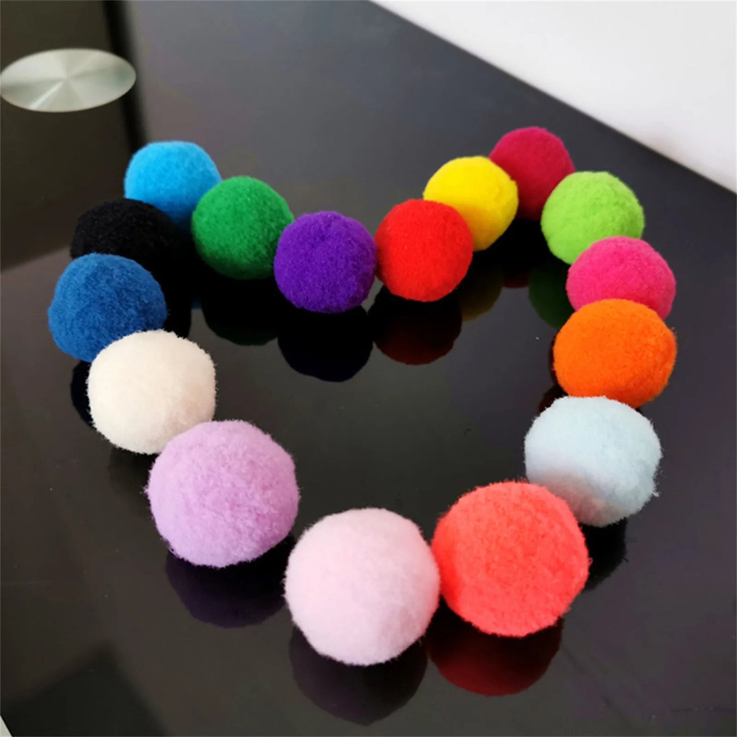30-Piece Soft Plush Cat Toy Ball Set