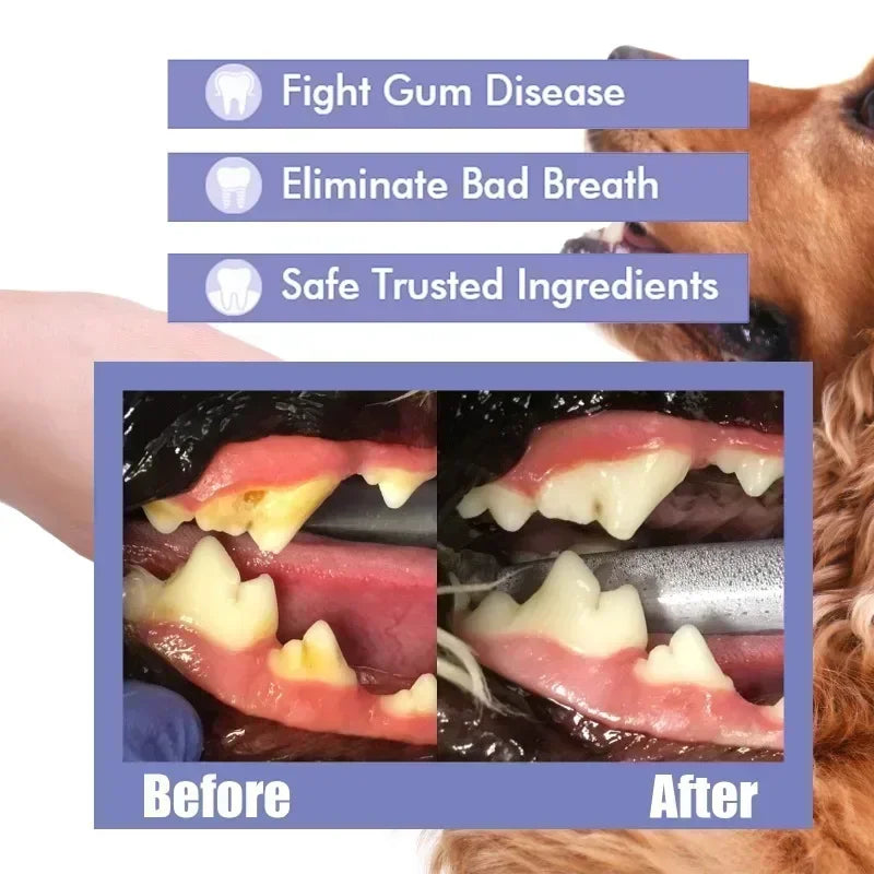 Pet Teeth Cleaning Spray for Fresh Breath