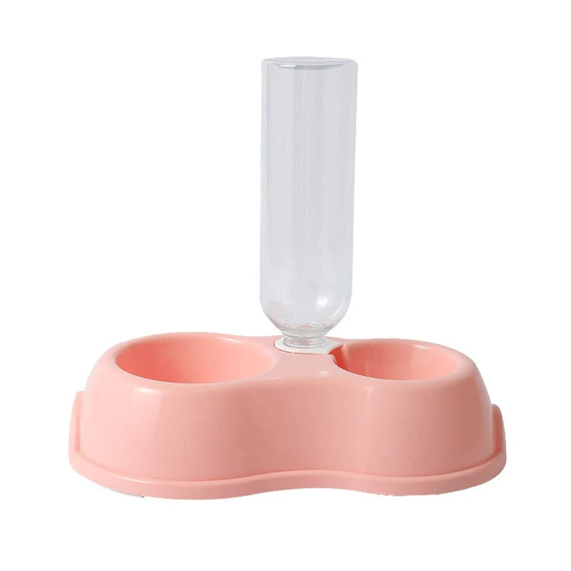 2-in-1 Automatic Pet Food & Water Bowl