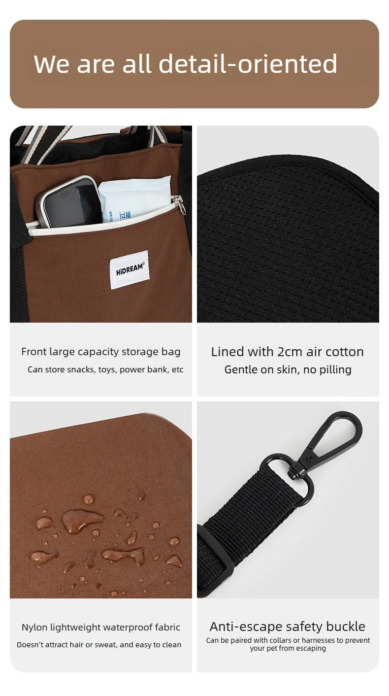 Nylon Dachshund Carrier Backpack