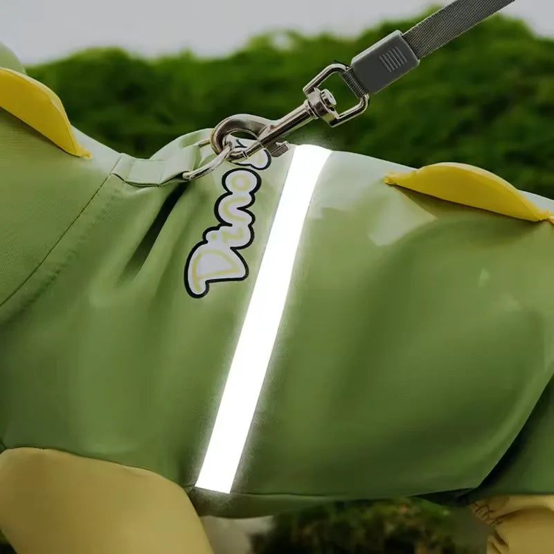Dinosaur Dog Raincoat