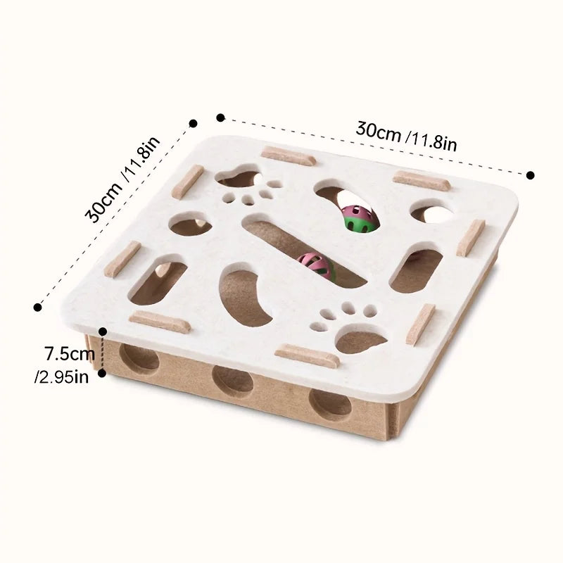Interactive Cat Puzzle Maze Toy Box