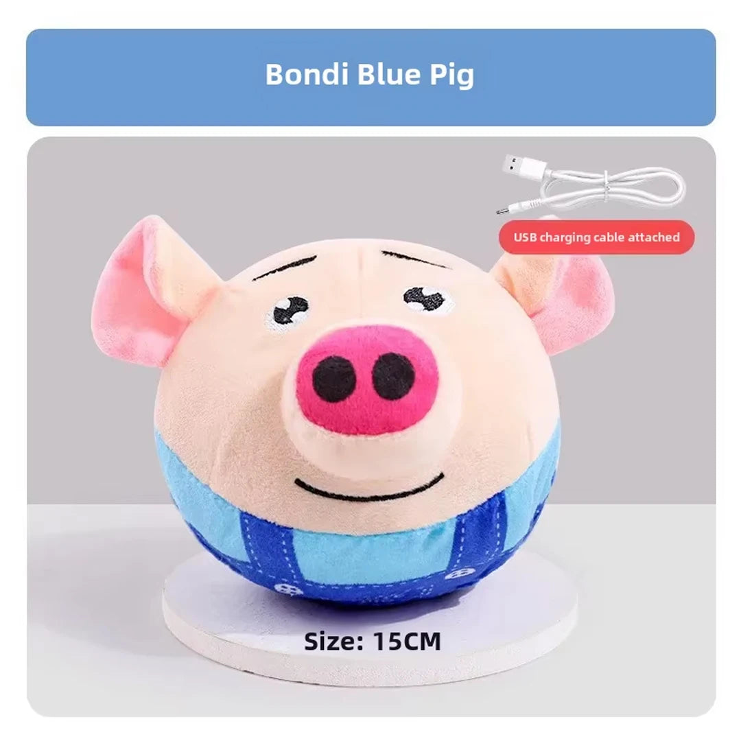 Interactive USB Rechargeable Jumping Dog Toy