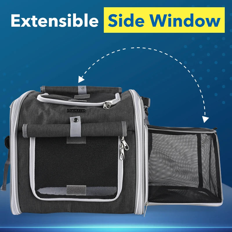 Expandable Pet Bike Basket Carrier