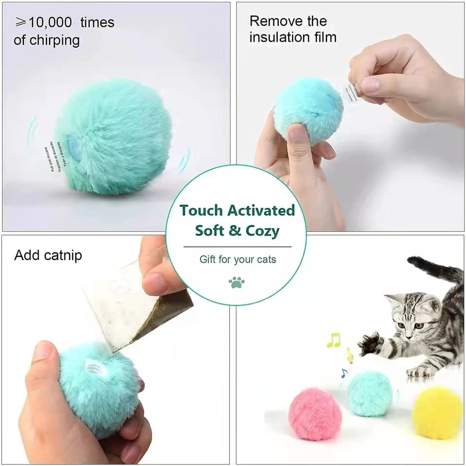 Smart Interactive Catnip Ball Toy