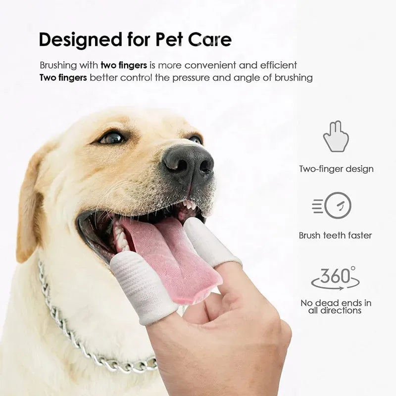 Pet Finger Toothbrush Set (12/24 pcs)