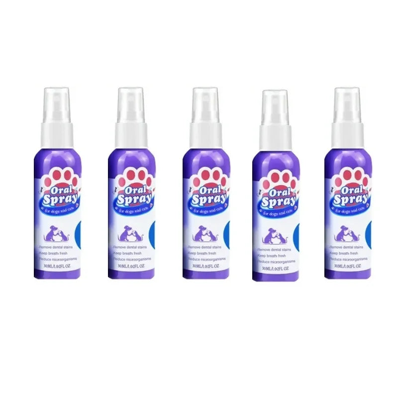 Pet Teeth Cleaning Spray for Fresh Breath