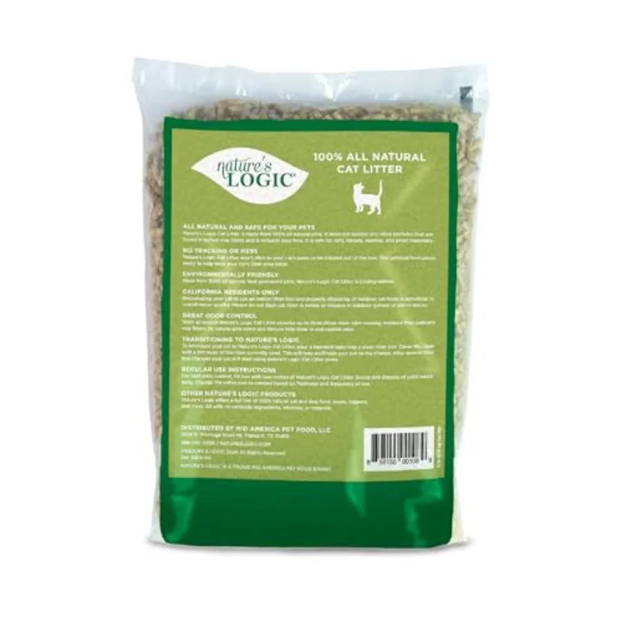 100% Natural Pine Pellet Cat Litter – Dust-Free & Biodegradable