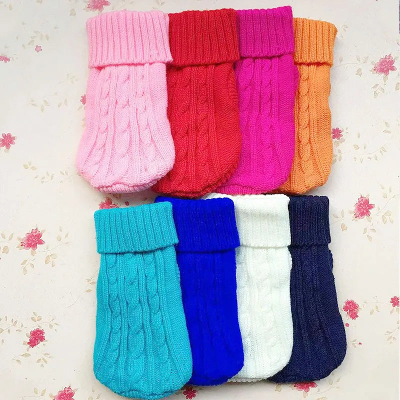 Knitted Dog Sweater